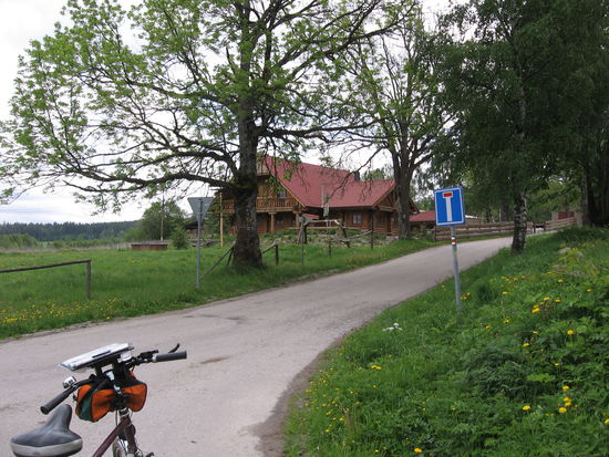 Aber mit dem Fahrrad kommt man durch !