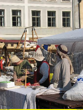 Verkaufsstände aus dem 'Mittelalter'