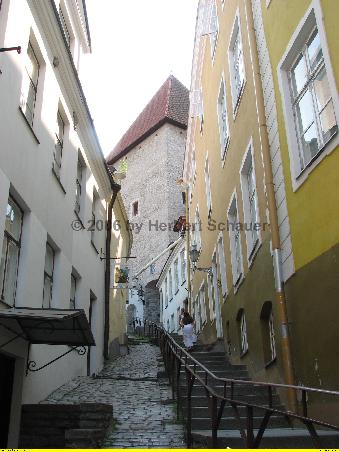 Lühike Jalg - Verbindung Oberstadt-Unterstadt über Treppen