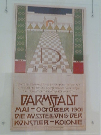 Joseph Maria Olbrich
Plakat für die Künstlerkolonie-Ausstellung 1901 - Farblithographie