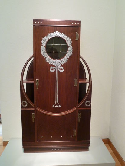 Möbel aus Empfangszimmer - Palisander mit Einlagen Perlmutt und Aluminium - 1903 - Hans Christiansen