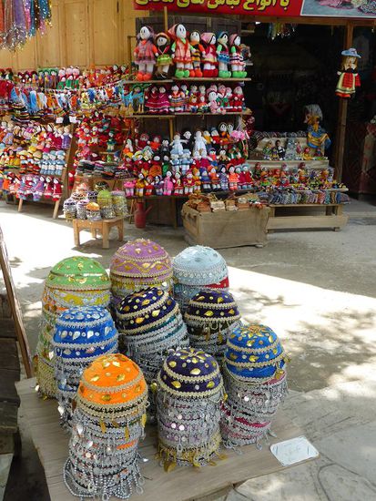 Strickpuppen sind ein beliebtes typisches Souvenir