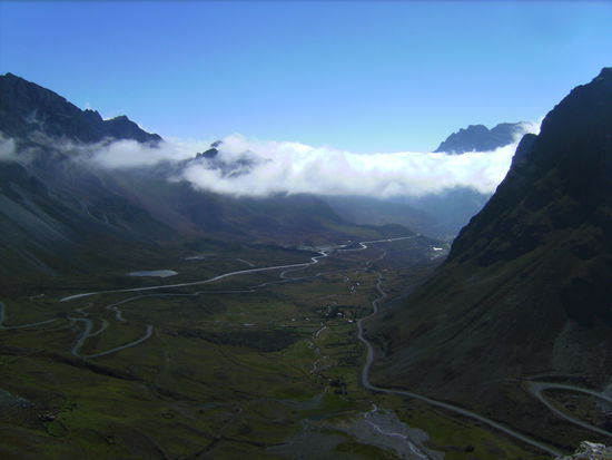 Sensationelle Berglandschaft in den Anden