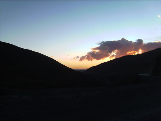 Ein perfekter Sonnenuntergang zum Abschluss eines perfekten Tages
