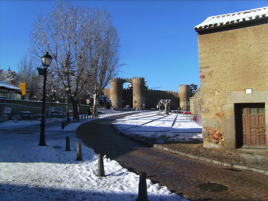 Wunderschönes (aber eiskaltes) Winterwetter in Avila...