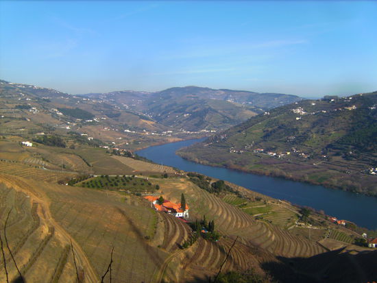 Blick auf das wirklich wunderschöne Douro-Tal