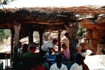 Frühstück in Dogon-Land
