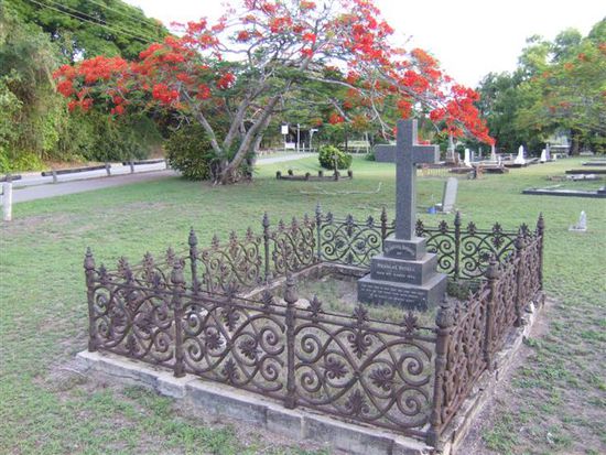 ...ueber den Friedhof spazieren...