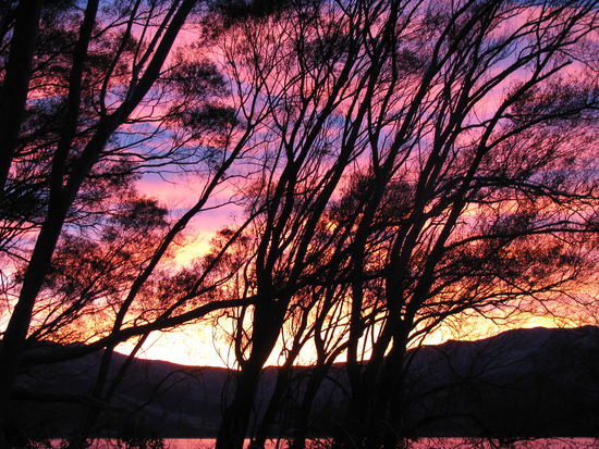 Sonnenaufgang in Akaroa...