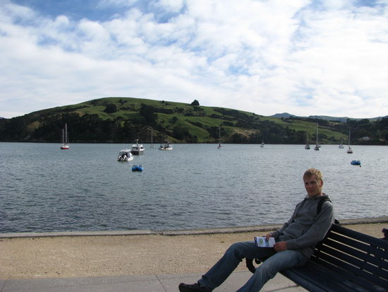 An der Promenade in Akaroa...