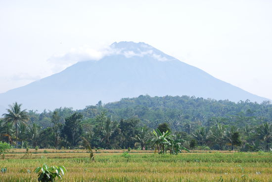 Merapi Vulkan...Der aktivste und gefaehrlichste Vulkan von Indonesien.