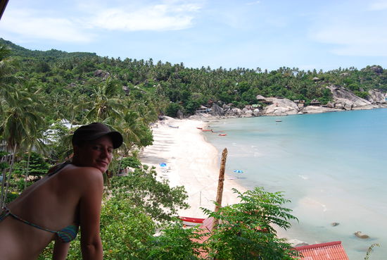 Ausblick von unserem Bungalow...