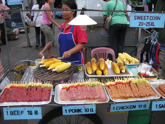 Satay Spiesse. Sehr lecker