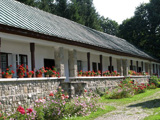 2010 - Kloster Sinaia; der Wohntrakt im Kloster