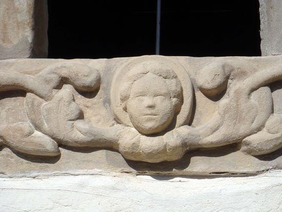 2010 - Kloser Sinaia; Detail eines Fenstersimses