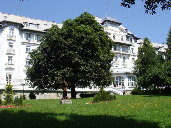 2010 - Sinaia; im Park des Hotel Palace