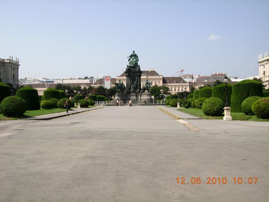 Blick zum Museumsviertel