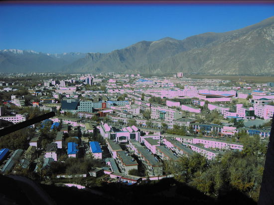 Blick vom Palast auf Lhasa