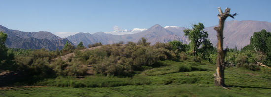 Unterwegs von Mendoza nach Santiago.