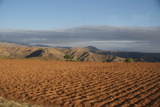 Fruehmorgens im Bus von La Paz nach Sucre.