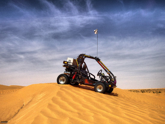 Unser Buggy in der Wüste