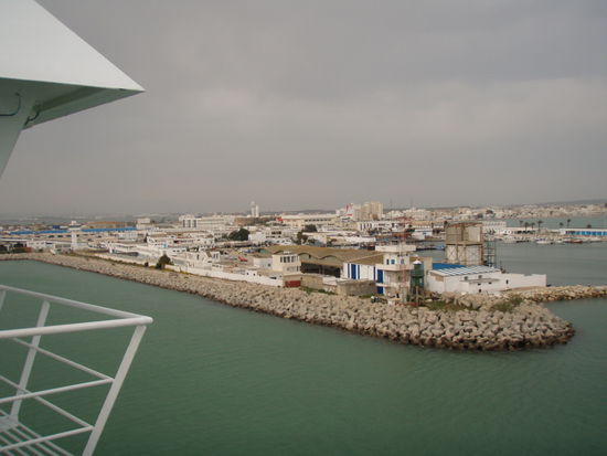 Hafeneinfahrt von Tunis