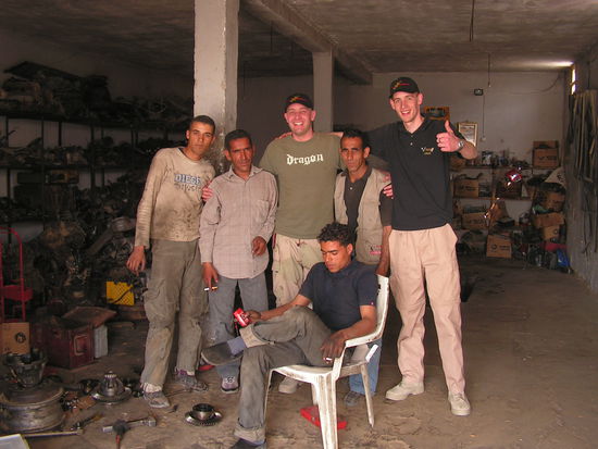 die Truppe in der Werkstatt in Douz hat es gerichtet !!!