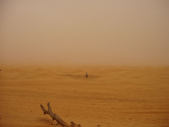 der "Sandnebel" wird immer dichter