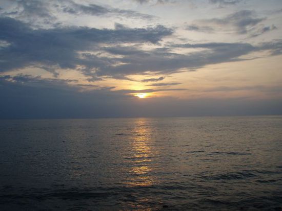 Sonnenuntergang am White Sand Beach