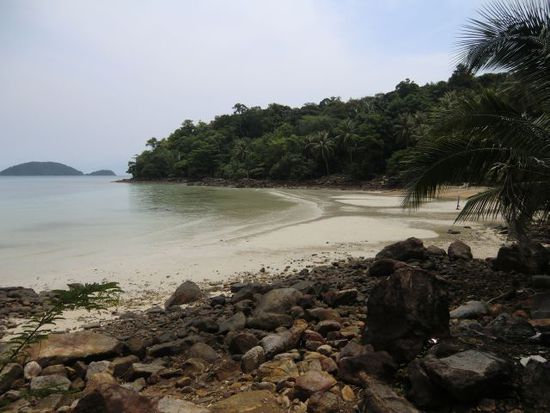 einem wunderschönen Strand