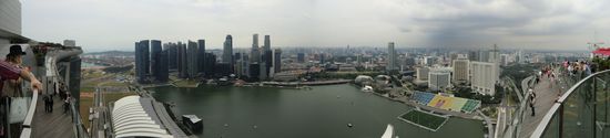 Aussicht vom Hotel "Marina Sands Bay "