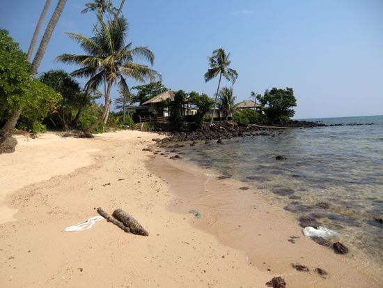 der Strand am "Palm Beach Resort"