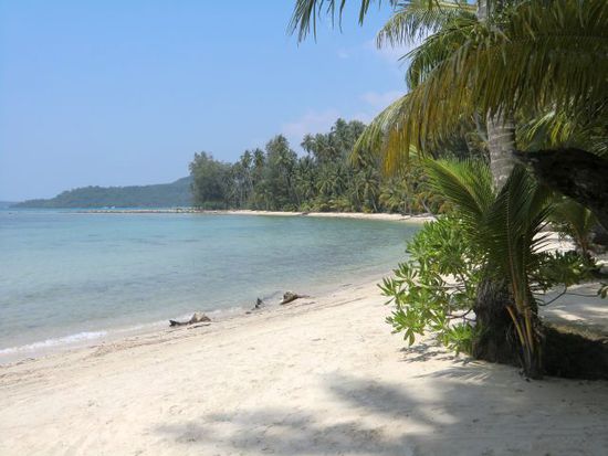 der Strand am "Dusita Resort".....