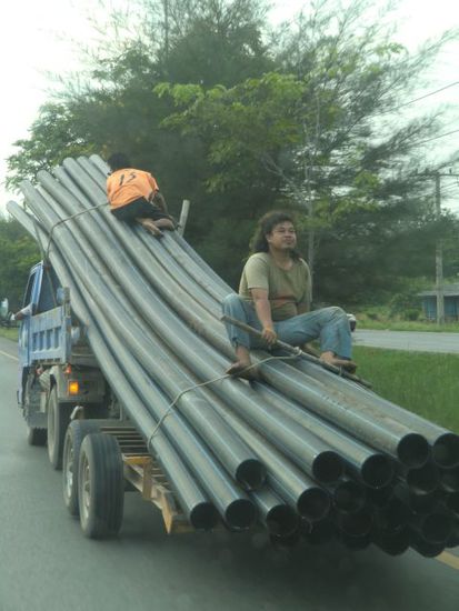 Ladungssicherung auf thailändisch