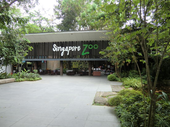Eingang zum Singapur Zoo