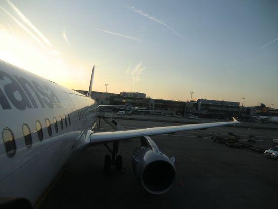 Sonnenaufgang Flughafen Frankfurt/Main