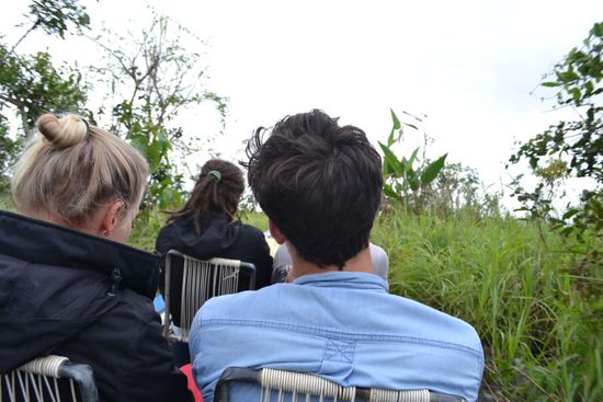 Unsere Australisch-Kanadisch-Irisch-Deutsch-Italienisch-Schweizerische Gruppe.
