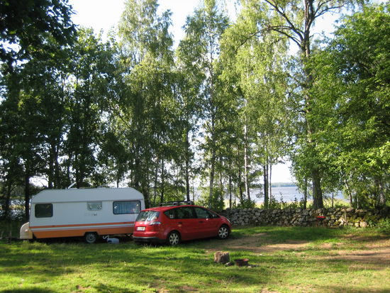Unser Plätzchen im Getnö Gård