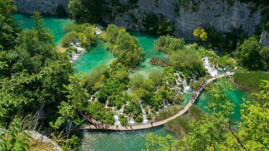 Ein Bild aus dem Nationalpark Plitvicer See.