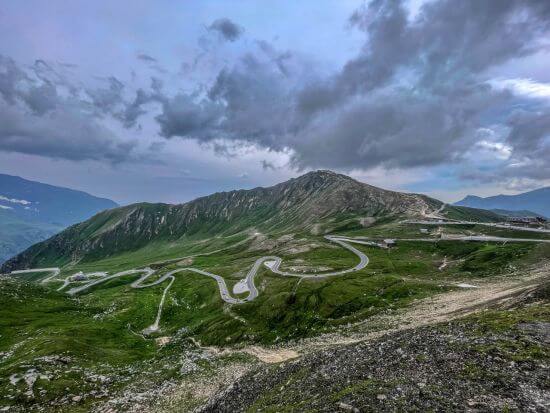 Fantastischer Blick auf die Großglockner-Hochalpenstraße.