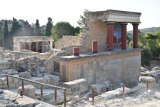 Nordeingang des Palastes von Knossos