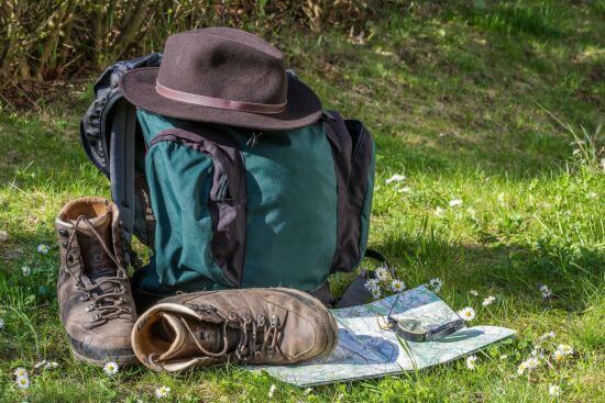 Bild eines leichten Rucksacks.