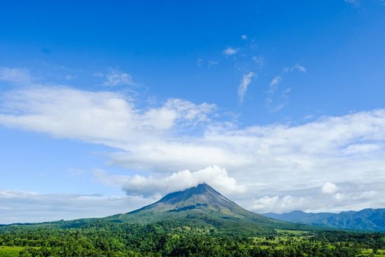 Bild eines Vulkans in Costa Rica
