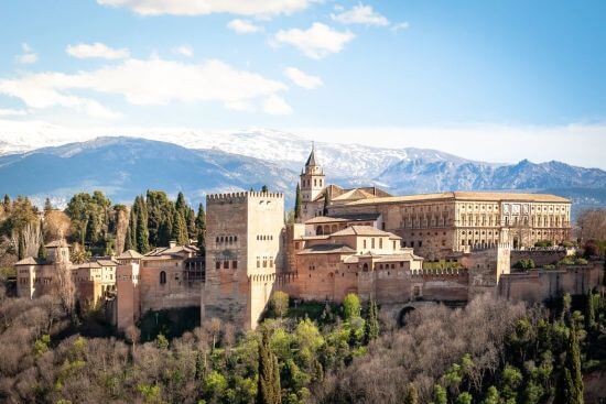 Die Alhambra in Granada.