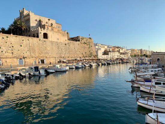 Bild der Zitadelle von Menorca.
