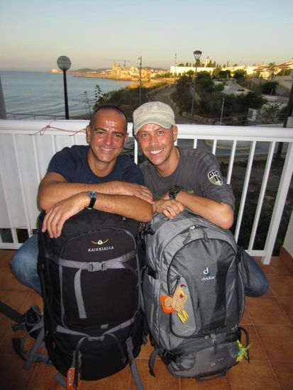 Jetzt sind die Rucksaecke gepackt und es kann losgehen 