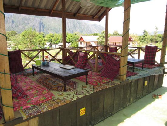 Eine der vielen Bars zum Faulenzen