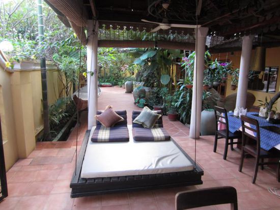 Unser Guesthouse in Siem Reap, die Auberge Mont Royal