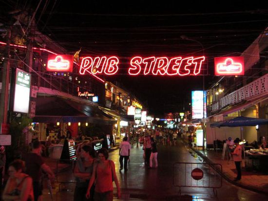 Das Ausgehviertel um die Pubstreet in der Altstadt...