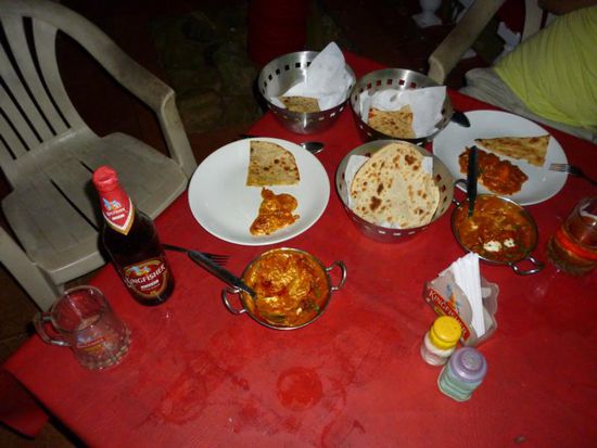 sooo lecker ist das indische Essen dort.